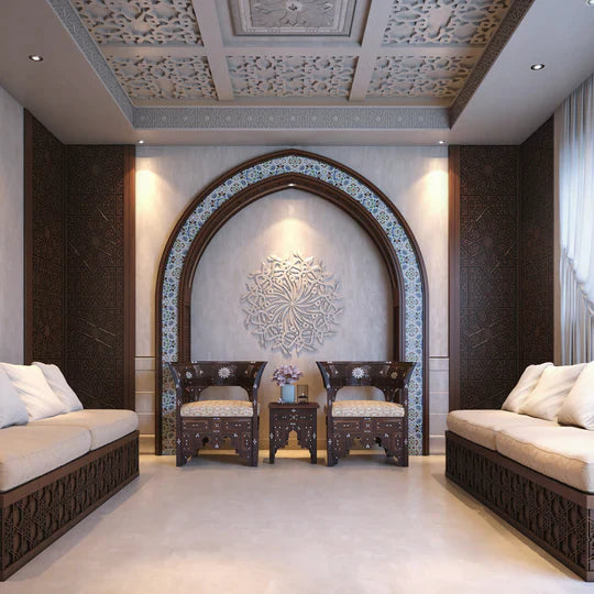 Arabic Living Room Project In Abu Dhabi