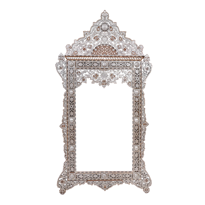 Large size Moroccan Mother of Pearl Mirror by Levantiques