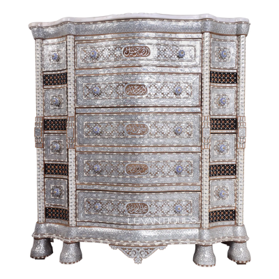 mother of pearl chest of drawers by levantiques