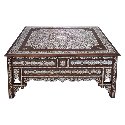 mother of pearl coffee table by Levantiques