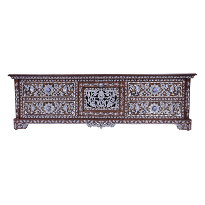 pearl inlay TV cabinet by Levantiques
