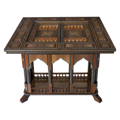 big sized mosaic game table by levantiques