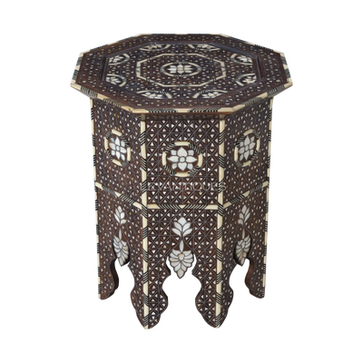 Moroccan side table for Andalusian interior design by Levantiques