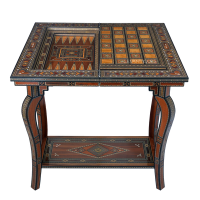authentic mosaic game table by levantiques