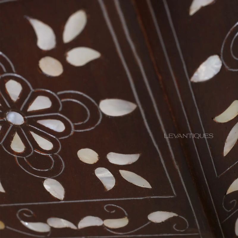 Yusra mother of pearl inlay Octagonal side table