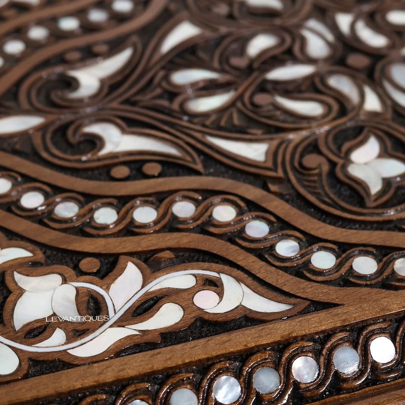 Marwa Vintage Hand Carved Wooden Box