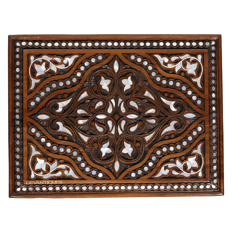 Marwa Vintage Hand Carved Wooden Box