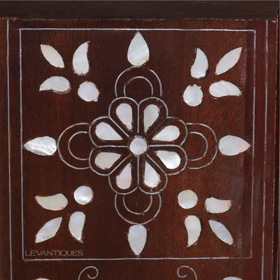 Yusra mother of pearl inlay Octagonal side table