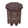 Yusra mother of pearl inlay Octagonal side table