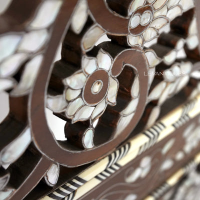 Syrian mirror inlay with mother of pearl by Levantiques