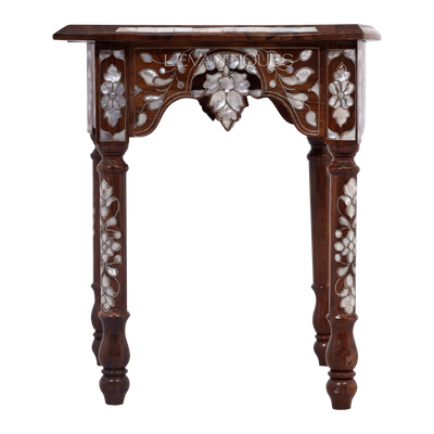 Arabic Majlis side table inlaid with mother of pearl by Levantiques