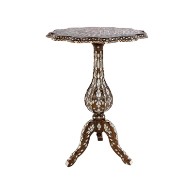 Luxury bone inlay table for Islamic interior design by Levantiques_