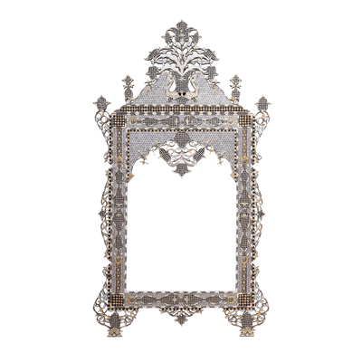 black and white mirror for Islamic interior design by levantiques