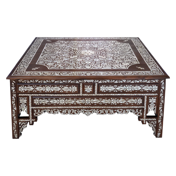 mother of pearl coffee table by Levantiques