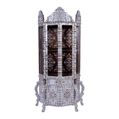 oriental display cabinet inlay with mother of pearl by levantiques