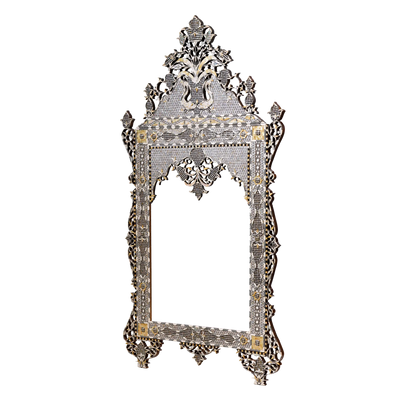 Syrian mother of pearl mirror by Levantiques