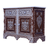 pearl inlay small tv cabinet by Levantiques