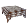 Moroccan coffee table inlaid with mother of pearl by Levantiques