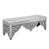 white console inlaid with mother of pearl by Levantiques