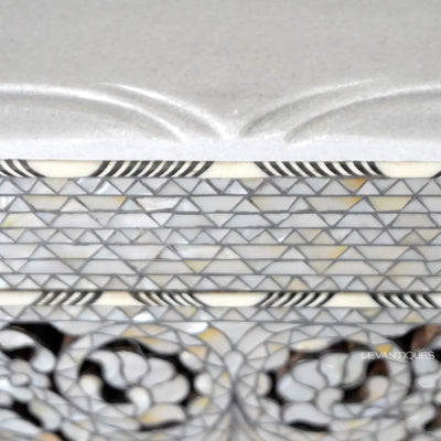 Moroccan mother of pearl inlay furniture by Levantiques