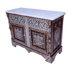 Moroccan mother of pearl tv stand by Levantiques