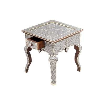 elegant nightstand table for Arabic home décor by Levantiques