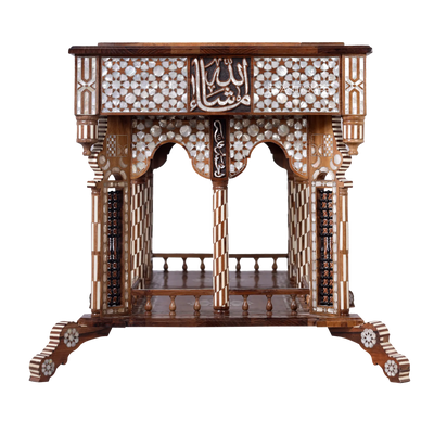 Arabic calligraphy art furniture by Levantiques