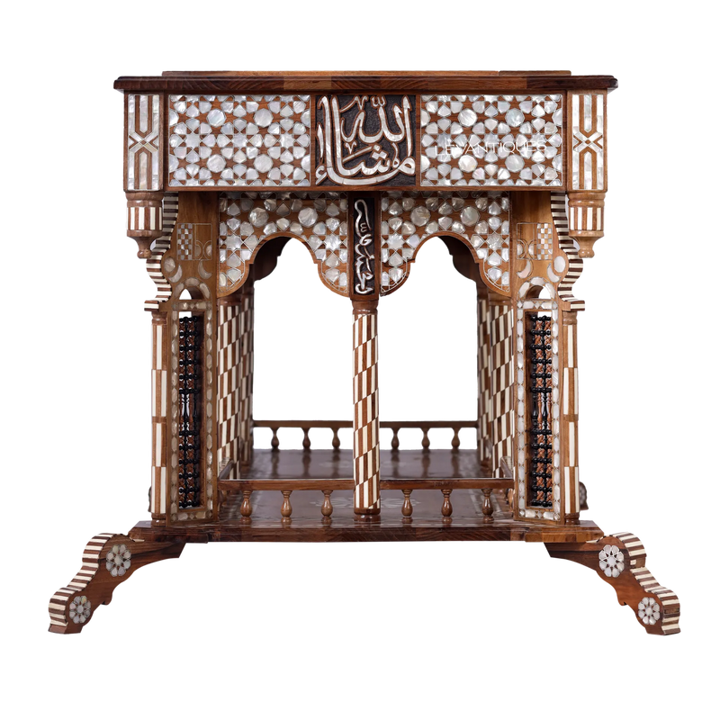 Arabic calligraphy art furniture by Levantiques