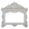  mother of pearl inlay wall mirror by levantiques