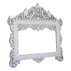 Moroccan pearl inlay mirror by Levantiques