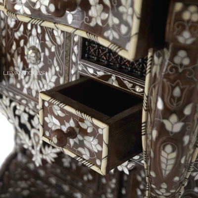 Syrian mother of pearl inlay furniture by Levantiques