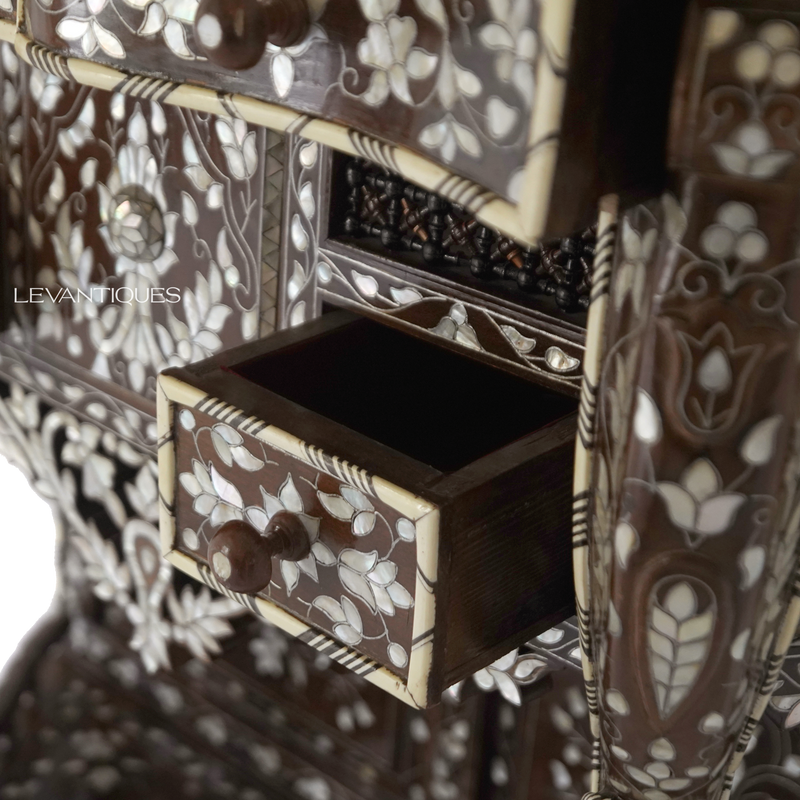 Syrian mother of pearl inlay furniture by Levantiques