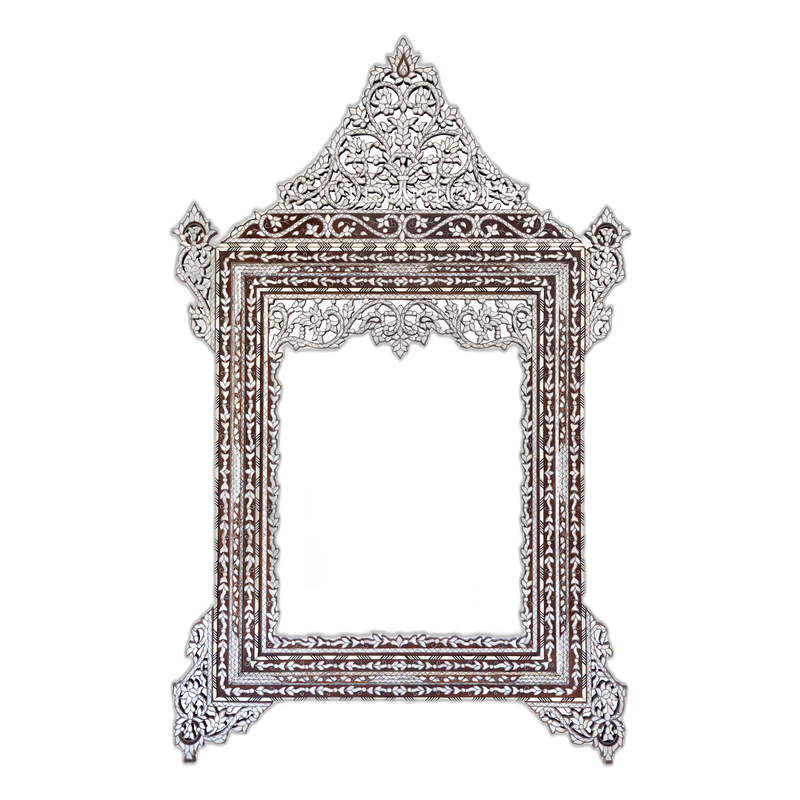 Mother of pearl Moroccan mirror by levantiques