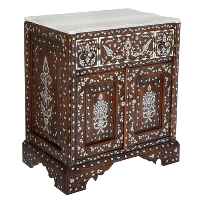 Moroccan mother of pearl cupboard by levantiques