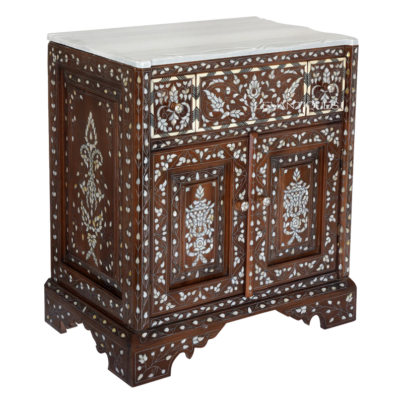 Moroccan mother of pearl cupboard by levantiques