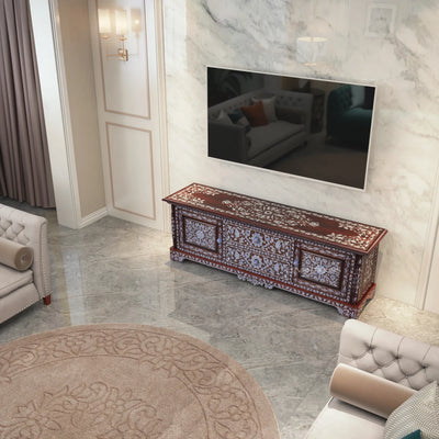 Arabian majlis with authentic luxurious furniture pieces by levantiques