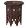 Wooden Moroccan side table by Levantiques