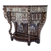 handcrafted mother of pearl inlay console table by levantiques