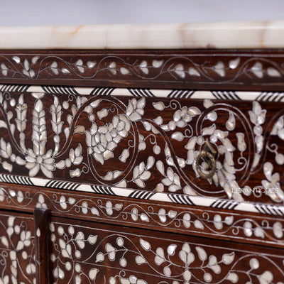 luxury mother of pearl inlay furniture by levantiques