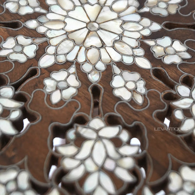 mother of pearl inlay art furniture by Levantiques