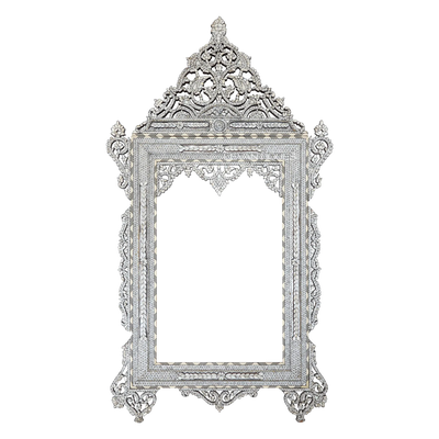 mother of pearl inlay mirror by levantiques